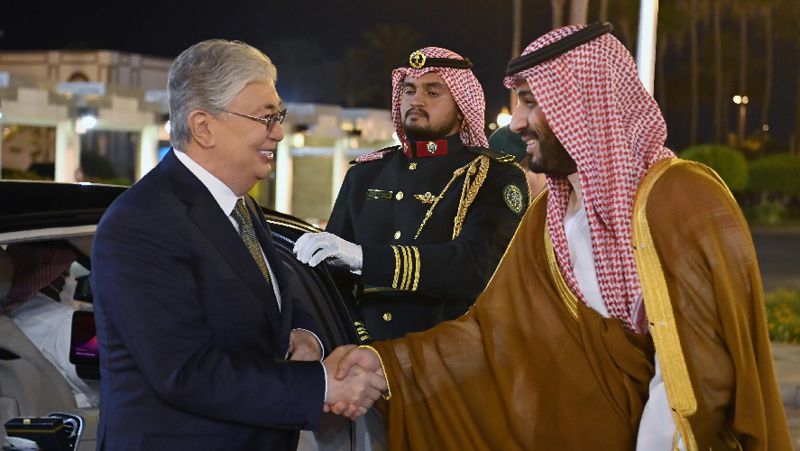 Президент Казахстана и король Саудовской Аравии
