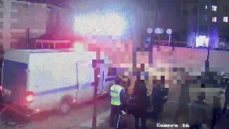 полиция В Кызылорде полицейские остановили массовую драку