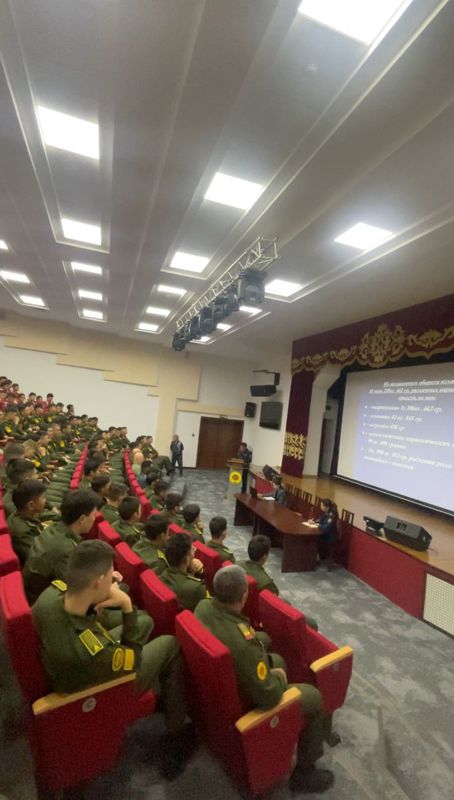 Солдатам Нацгвардии в Алматинской области провели лекцию