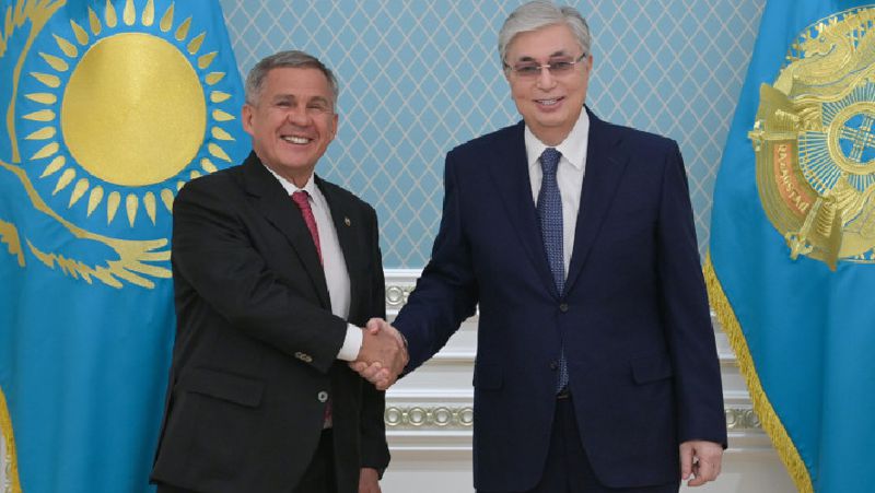 Президенты Казахстана и Татарстана