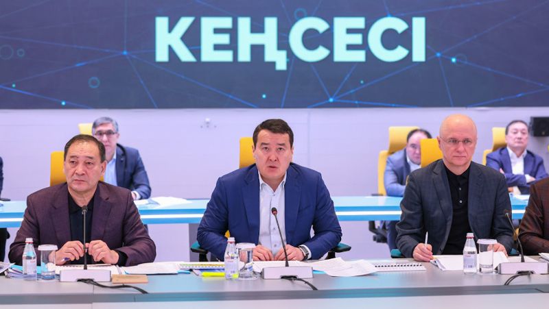 Алихан Смаилов Заседание правительства