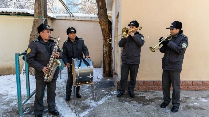 военный оркестр в Ташкенте