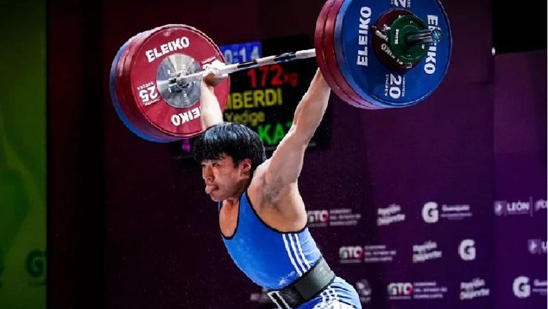 Едіге Емберді Мексика, ауыр атлетика, Әлем чемпионаты, алтын медаль