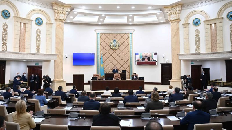 Выступление Касым-Жомарта Токаева на заседании Сената Парламента