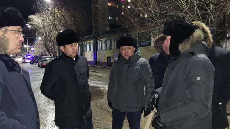 Аким СКО Айдарбек Сапаров лично контролировал ремонт водопровода