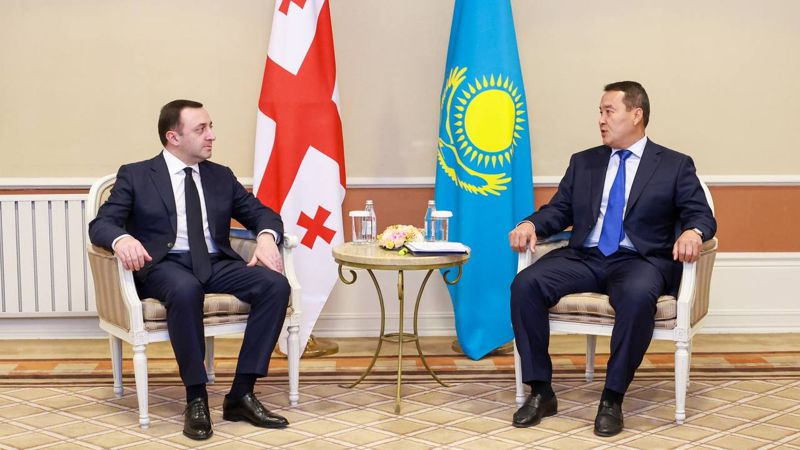Смаилов и Гарибашвили провели встречу в Алматы