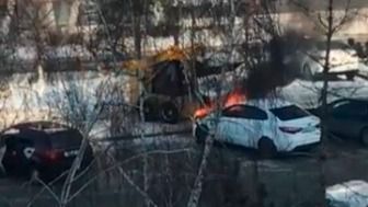 пожар авто