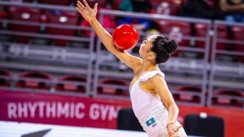 Қазақстандық гимнаст Елжана Тәниева әлем чемпионатының күміс жүлдегері атанды