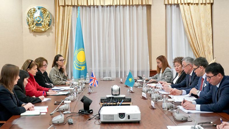 Серік Жұманғарин Ұлыбритания Премьер-министрінің сауда уәкілімен кездесті Ресми сапар
