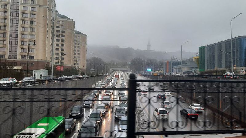Дождь, Алматы  