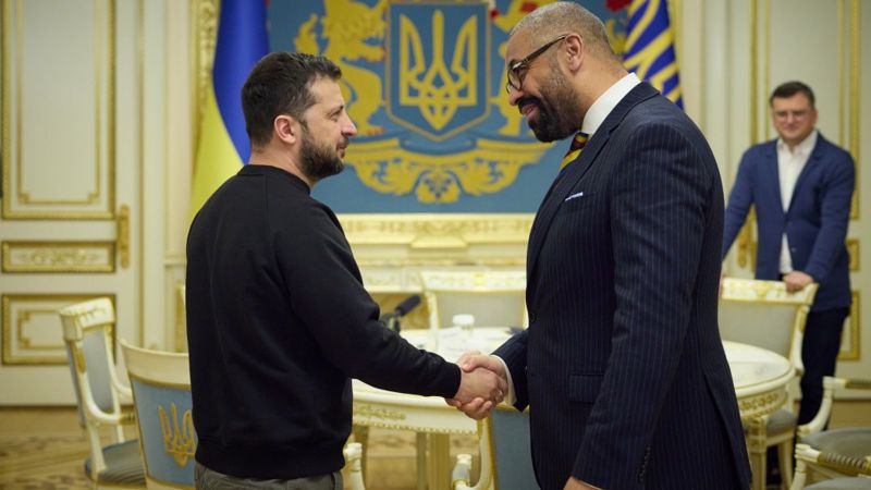 Владимир Зеленский и Джеймс Клеверли Ситуация в Украине 5 июня