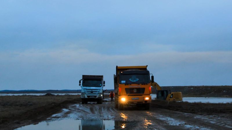 Нуржан Нуржигитов проинспектировал ход восстановительных работ на участках трассы Курты — Бурылбайтал