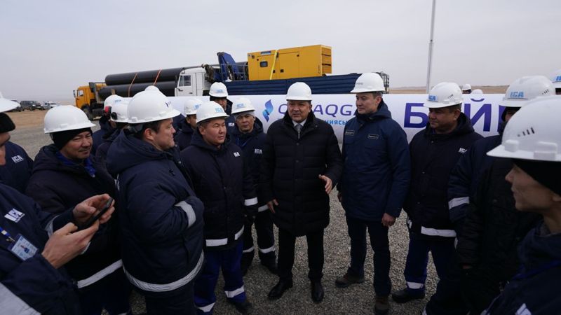 В Мангистауской области начато строительство нового магистрального газопровода