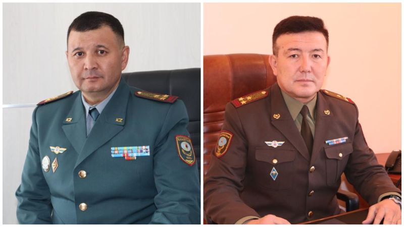 Двух новых начальников ДЧС назначили в Казахстане