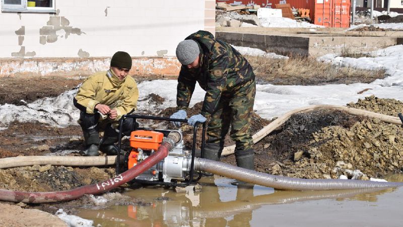 талые воды, откачка талые воды, откачка