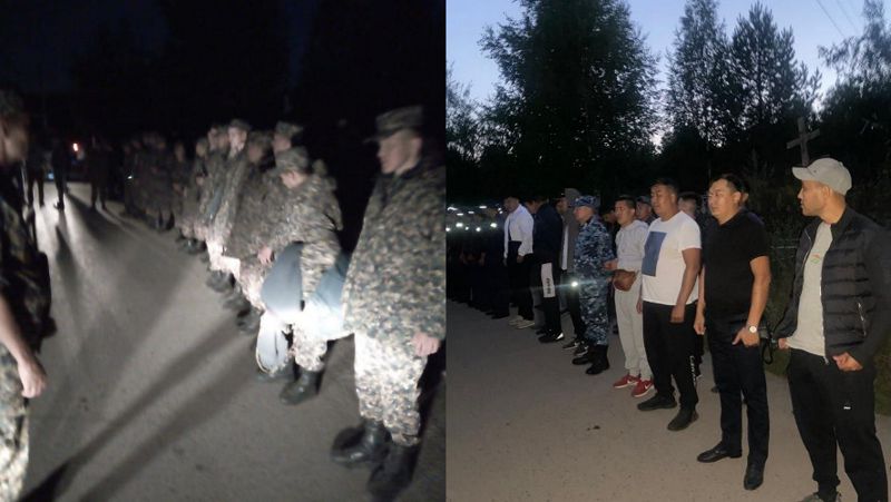 Полицейские и волонтеры Поиски мальчика в ВКО