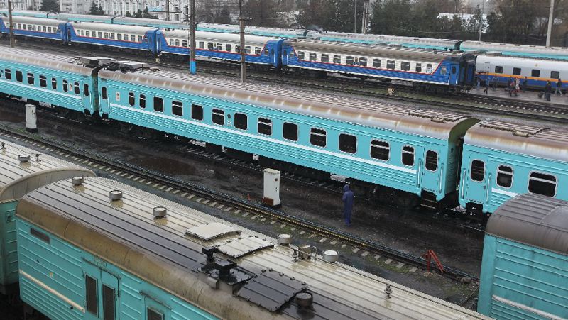 Железнодорожная станция КТЖ транспорт связь