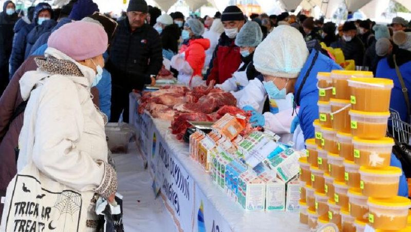 ярмарка Нур-Султан продавцы покупатели