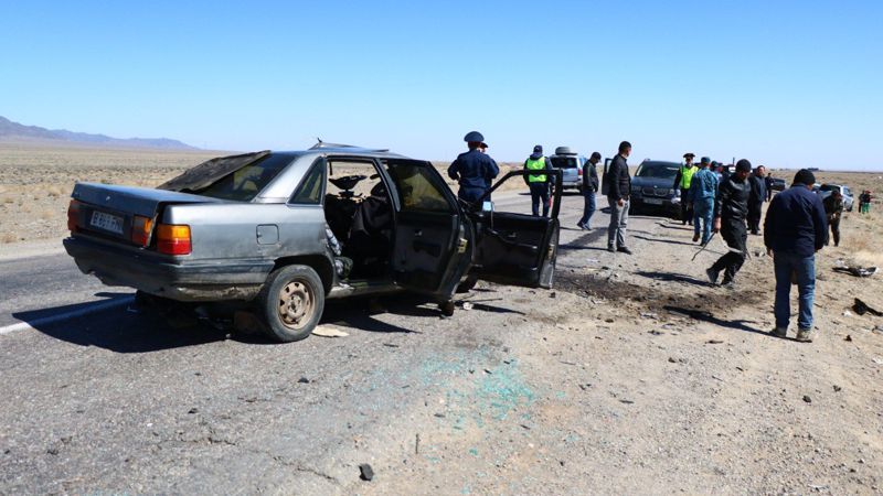 5 человек погибли при лобовом столкновении на трассе в Алматинской области