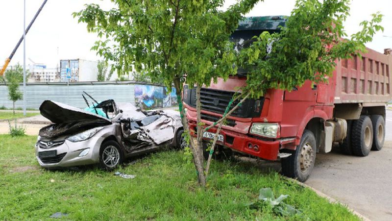 Алматы, мкр. Нуркент, ДТП, пострадавший, фоторепортаж
