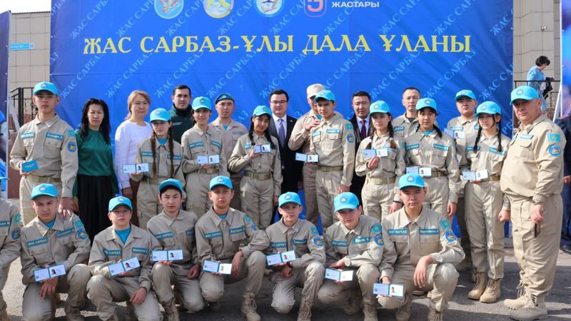 В Уйгурском районе Алматинской области в 12 средних школах открылись военно-патриотические клубы