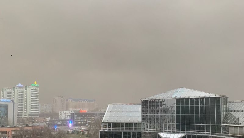 ветер в Алматы штормовое предупреждение