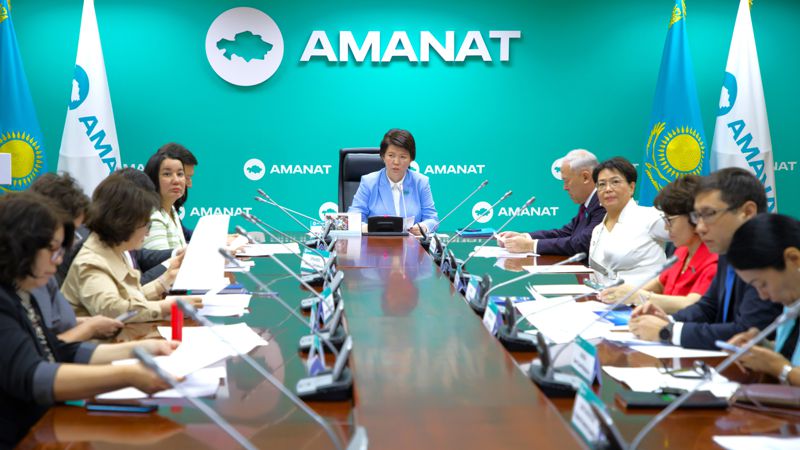 В Amanat обсудили вопросы выплат детям из Нацфонда