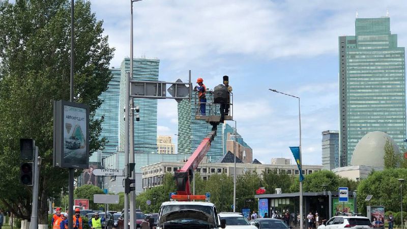 ремонт на проспекте Мангилик Ел В Нур-Султане полностью перекроют участок проспекта Мангилик Ел