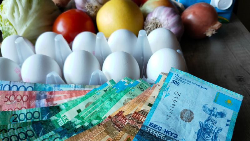 деньги и продукты инфляция в Казахстане