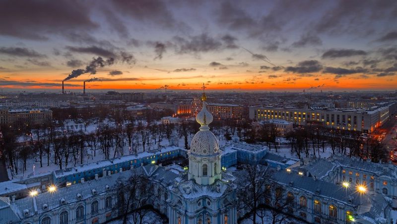 Смольный монастырь Санкт-Петербург