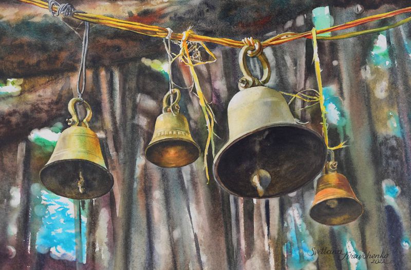 картины в жанре портрета, пейзажа и натюрморта, акварелист Светлана Кравченко, вернисаже в областном художественном музее.