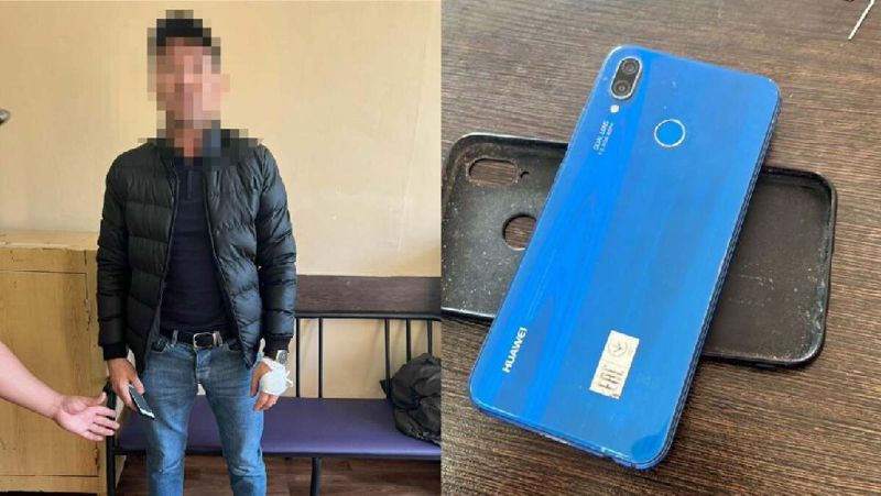 щипач в общественном транспорте Алматы орудовал щипач, задержан с поличным