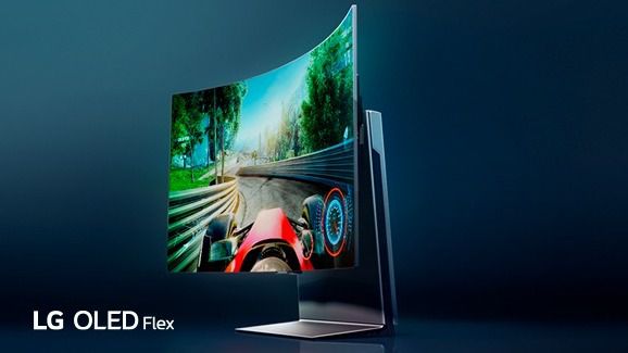 LG OLED Flex – телевизор с гибким экраном для любителей динамичных игр