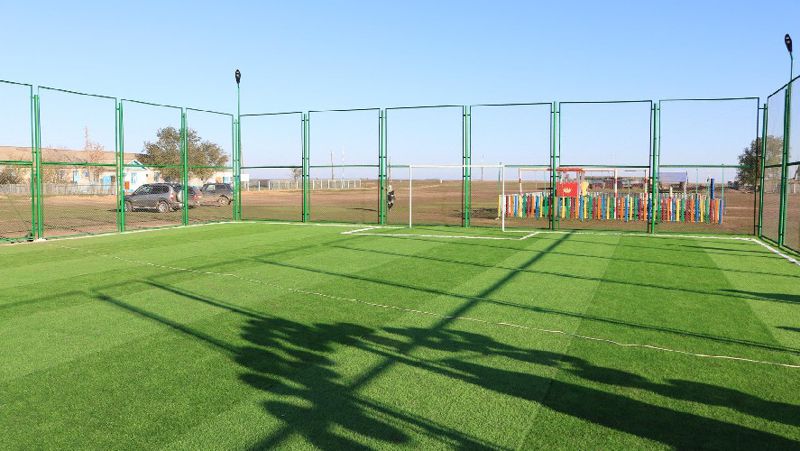 поле для мини-футбола в селах ЗКО