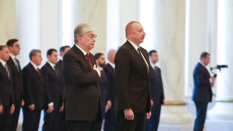 Касым-Жомарт Токаев, Ильхам Алиев Казахстан Азербайджан политика