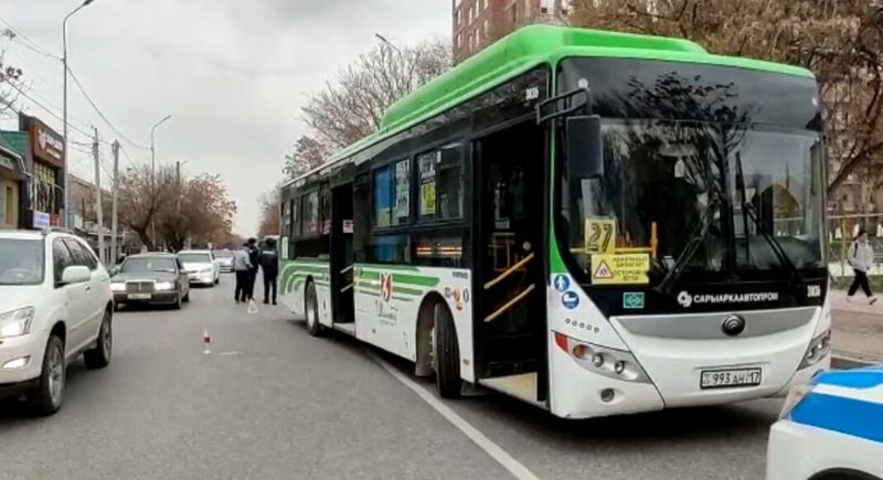 Шымкентте автобус қызды қағып кетті автобус