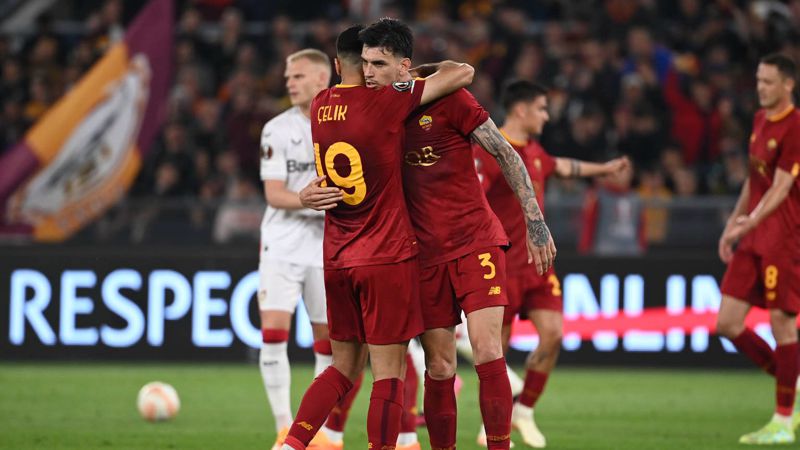 Лига Европы: "Рома" выиграл "Байер", благодаря голу Бове