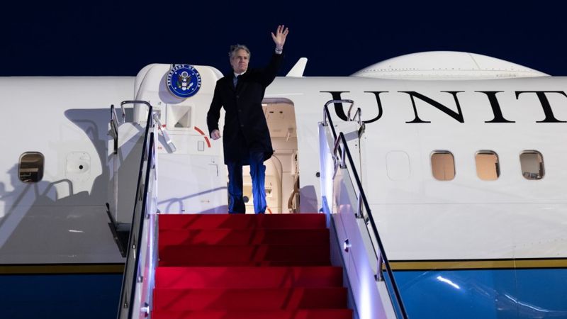 Энтони Блинкен поблагодарил казахстанцев за приём по-казахски