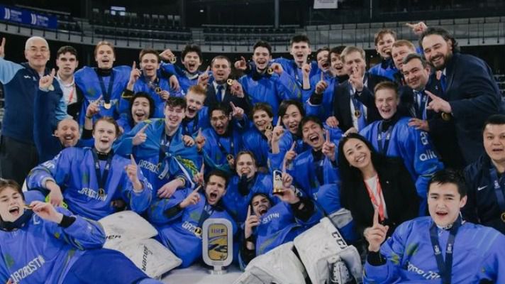 Сборная Казахстана вышла в элитный дивизион юношеского ЧМ по хоккею