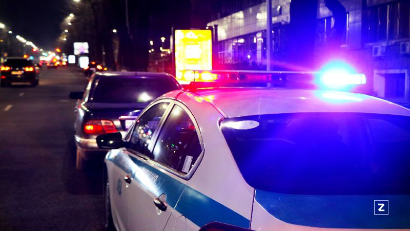 полицейское авто погоня