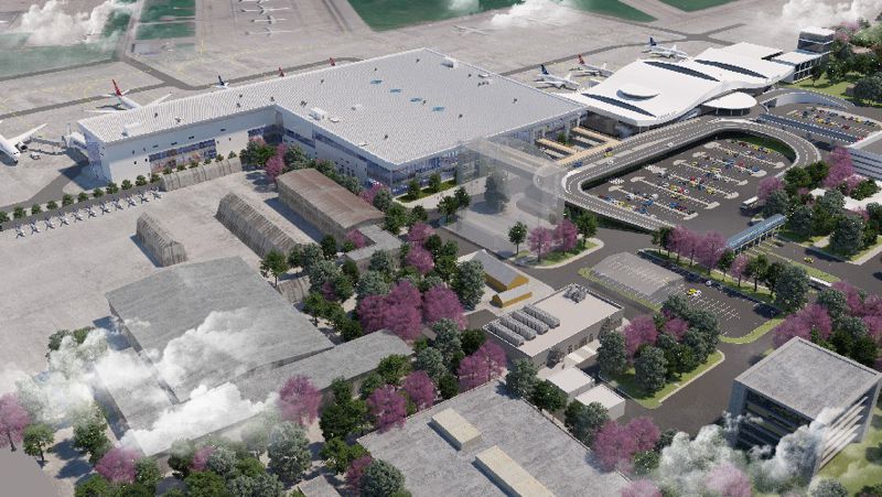 новый терминал в аэропорту Алматы
