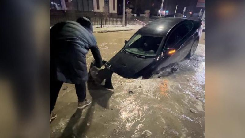 автомобиль вода, ЧП