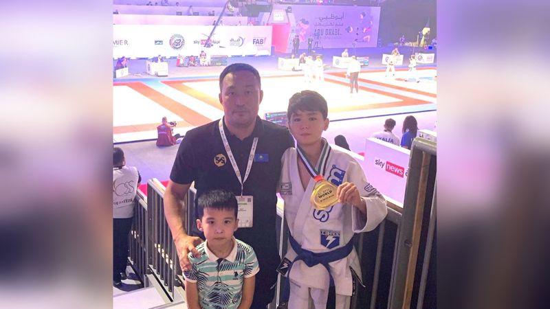 15-летний казахстанец стал чемпионом мира по джиу-джитсу