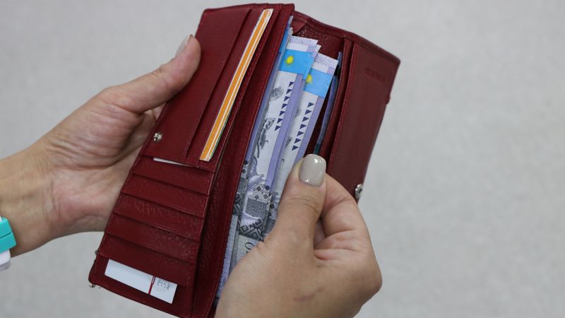 тенге, зарплата, деньги