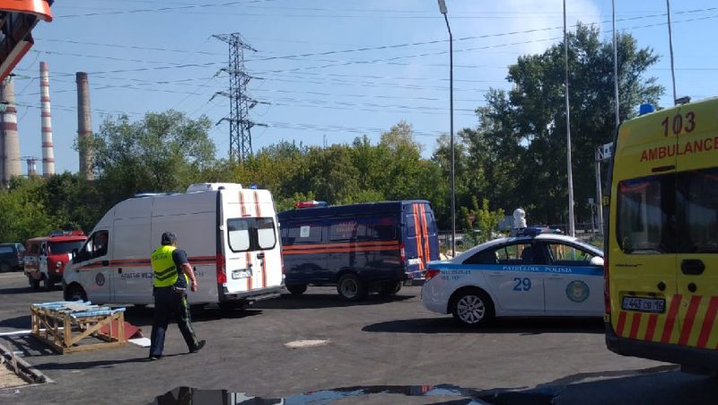 В Усть-Каменогорске на территории АЗС произошел несчастный случай