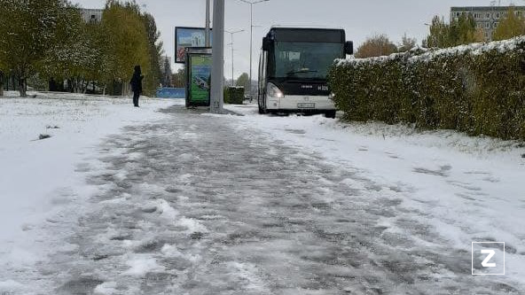снег гололед