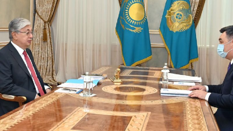 Касым-Жомарт Токаев принял президента Тюркской академии Дархана Кыдырали