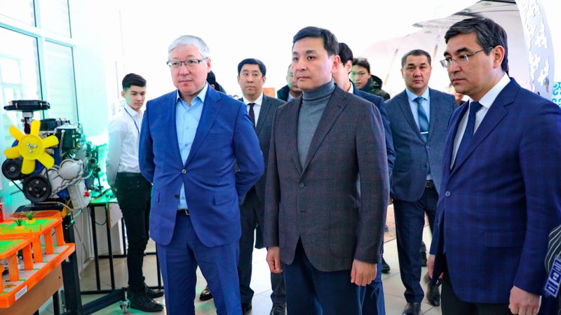 Алтай Көлгінов Ұлытау облысындағы ұлттық жобалардың іске асырылу барысымен танысты Жұмыс сапары