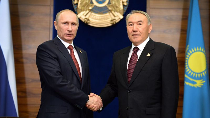 нурсултан назарбаев, владимир путин, санкт-петербург, встреча