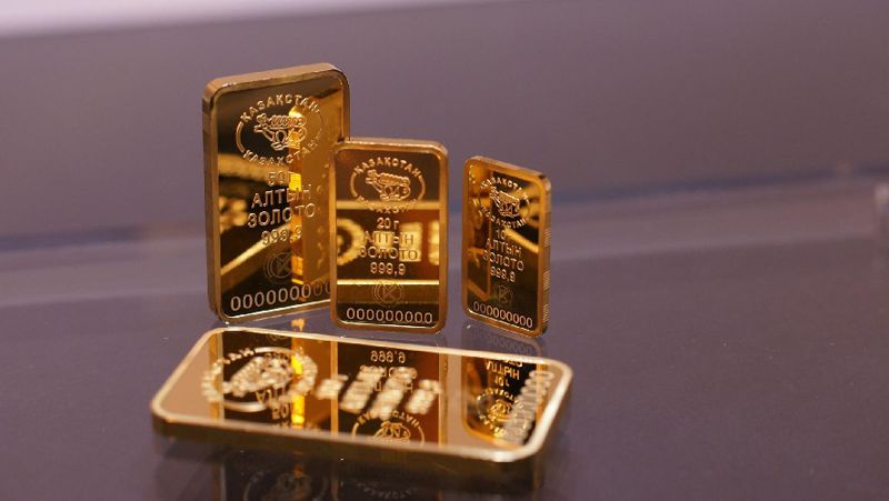 объем золотовалютных резервов Казахстана
